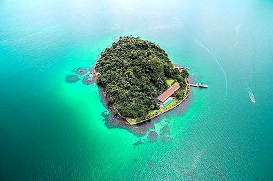 Harmonisk reträtt på en liten ö i Brasilien