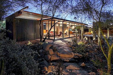 Horse Barn i Phoenix blir moderna Glass Residence