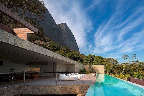 Jak se sny stanou obytnými stavbami: Luxusní vila v Brazílii