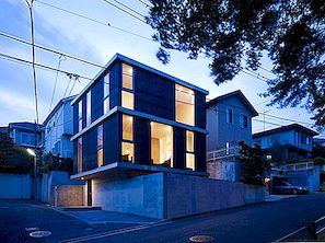 Inspirační dřevěné příčky používané v návrhu japonského domu Pojagi