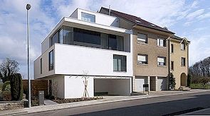 "Onderling verbonden" architectuur in de stad Luxemburg: Low Energy House