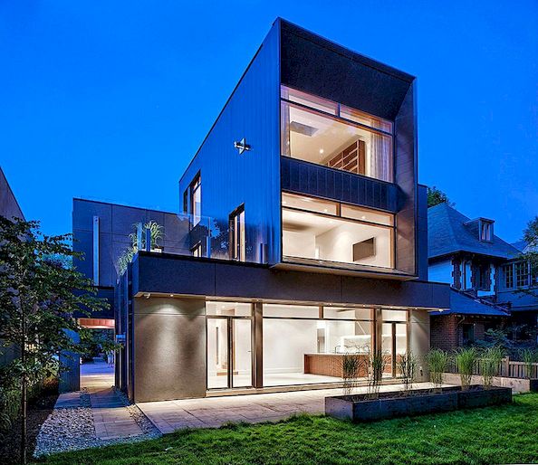 Úžasný rodinný dům postavený na kontrastu a eleganci