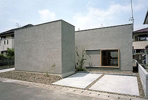 Japonský dům cikcak architektů ve stylu mA