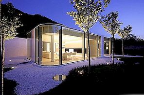 Meer Lugano-huis - een ongebruikelijke glasstructuur door JM Architecture