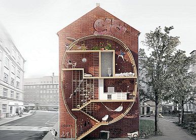“住在建筑物之间”：一个令人惊讶的吸引人的概念