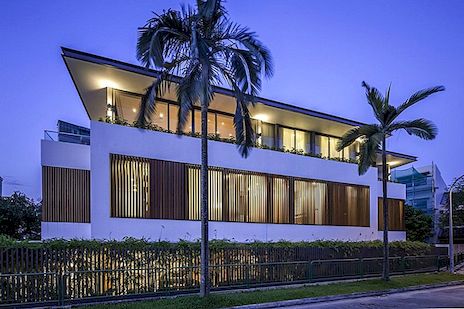 新加坡长而窄的房子鼓励强大的家庭联系