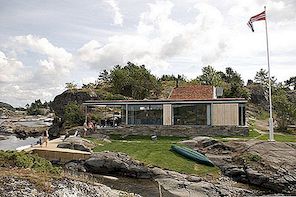 Nízká údržba v Norsku: Letní dům Skåtøy