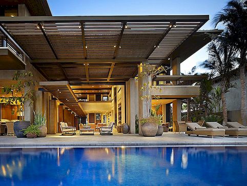 Luxe Mexico Residence met meerdere buitenwoonruimtes