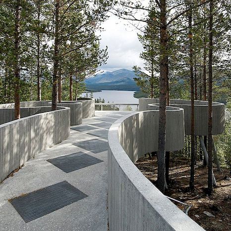 Meanderend door oude pijnbomen: spectaculair uitzichtpunt Sohlbergplassen in Noorwegen