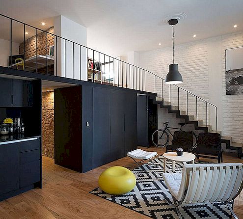 Mexicaans appartement met zwart en wit in helder design