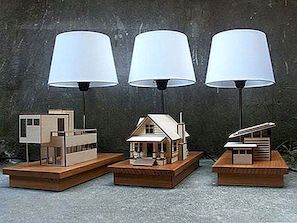 Miniatuurhuizen creatief gekoppeld aan verlichting Ontwerpen: huis-lamp [Video]