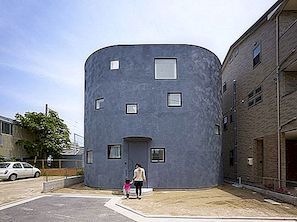 Minimalistische residentiële bouwstijl in Japan