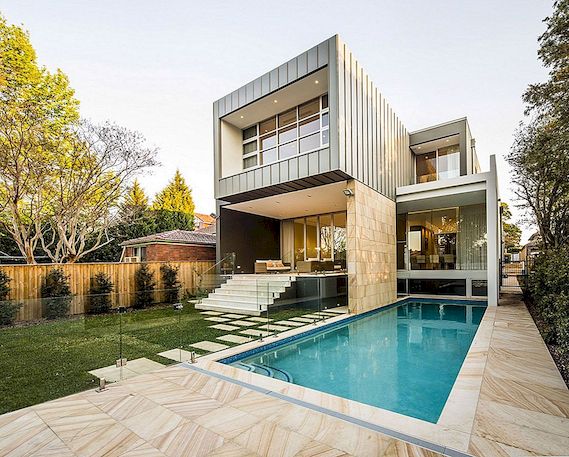 Sydney, Avustralya ilham verici açıklıklar ile modern kutu ev