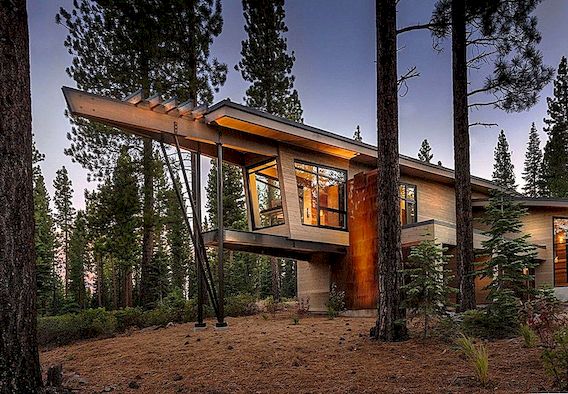 Modern Cabin-Like Retreat Regler California-landskapet