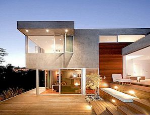 洛杉矶的现代混凝土，木材和玻璃住宅：Redesdale Residence