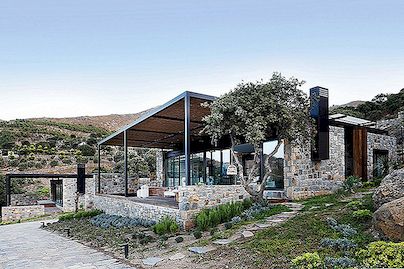 Moderní povrchové úpravy splňují tradiční kámen v Resort Villas v Turecku