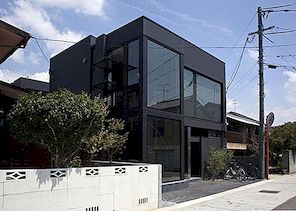 Moderne Japanse architectuur op zijn best: Black Slit House