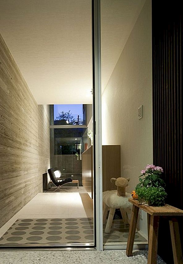 Moderní minimalistická rezidence v Tokiu