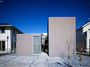 Moderní Neo-Siheyuan inspirovaný domov v Japonsku