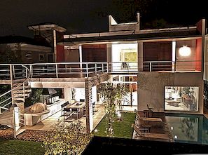Moderne residentie in Brazilië Gedefinieerd door architectuur Symmetry: Pernambuco House