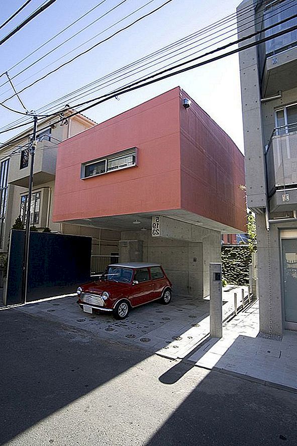 Modern klein Yoyogi-huis in Tokio