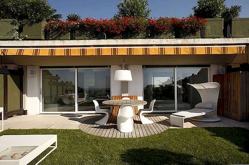 Moderna terasa Udruživanje s društvenim i privatnim prostorima: Casa Pina