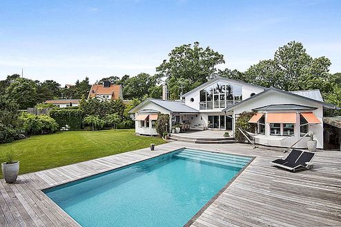 Modern Villa Design i Sverige Balansering Social Fun och Privacy