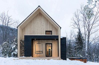 Naturinspirerad Quebec Villa med nordiska designpåverkan