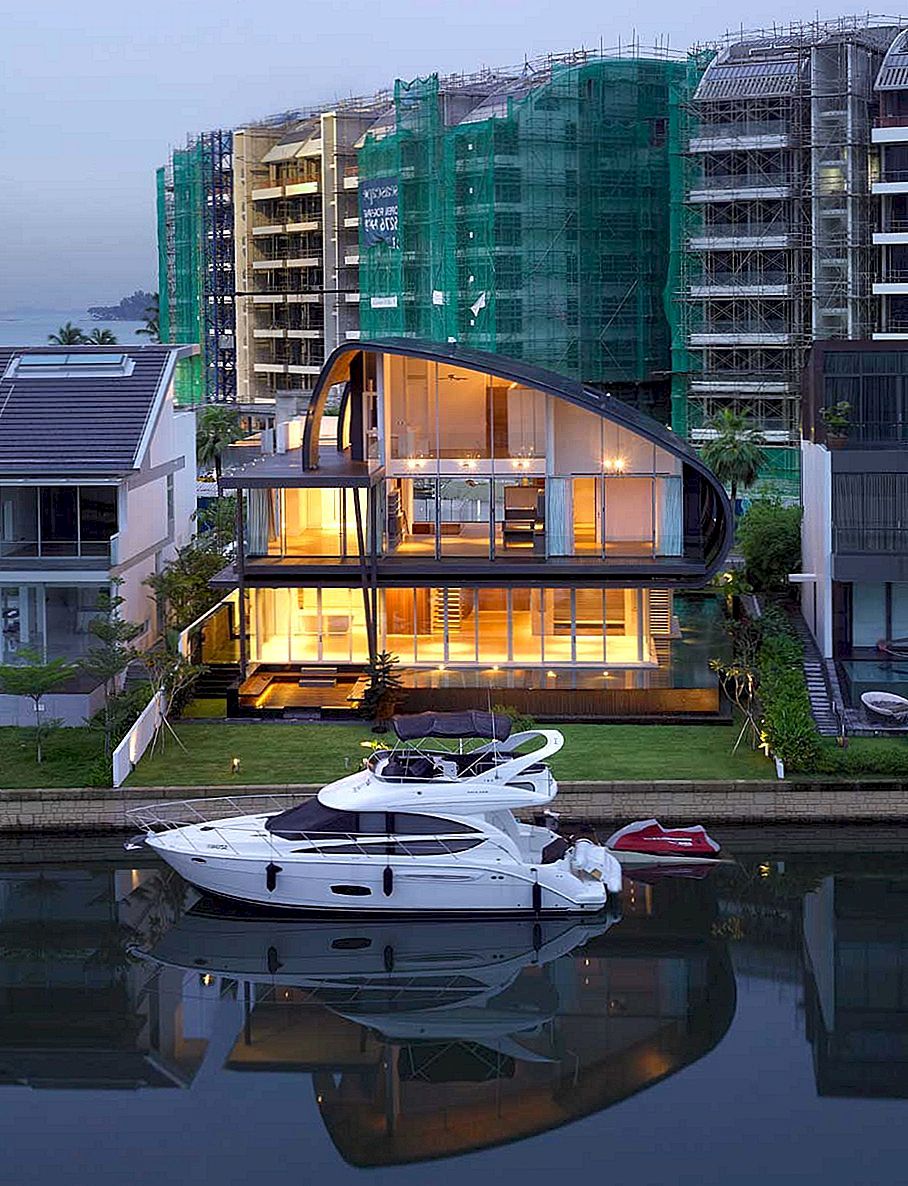 Başlangıçta Singapur Waterfront House tarafından görüntülenen Deniz Tema