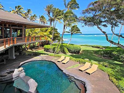 Oceanfront Residence na Havaji, která se vyznačuje přístupem kreativního designu