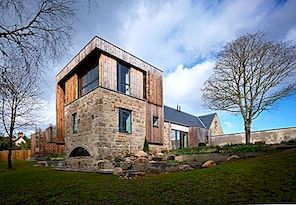 Oude molen veranderde in een eigentijds huis in Schotland