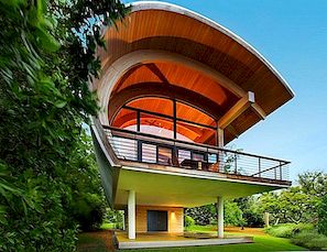 Originele architectonische geometrie: Casey Key House in Florida