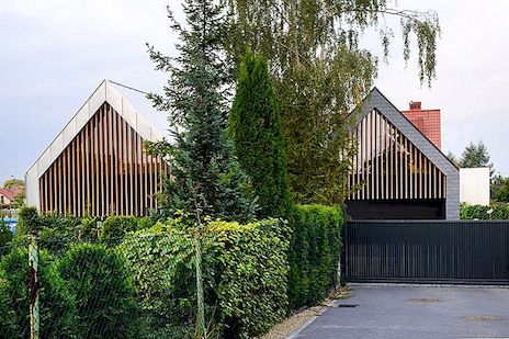 Originele residentie in Polen Gedicteerd door Modern Living Needs: Two Barns House