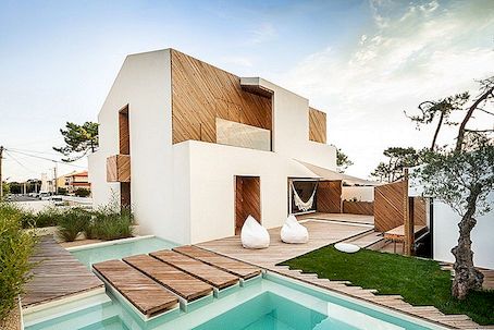 Portugalský domov poskytující upokojující plážové prostředí: SilverWoodHouse