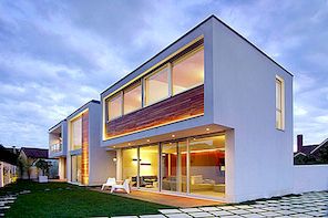 Soukromý nádherný dům splňuje současné prvky designu