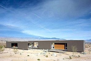 Prototype Prefab Home In de Californische woestijn