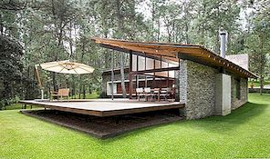 Rustig bosverblijf met een indrukwekkend ontwerp in Mexico: Toc House