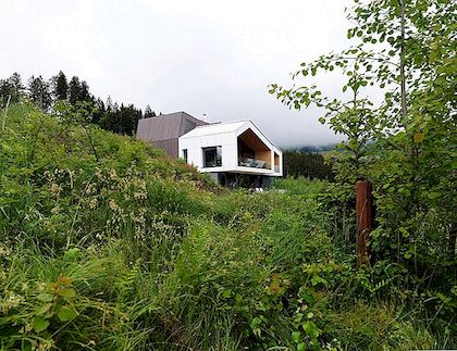 Fjärr Mountain View House Med utsikt över de österrikiska Alperna
