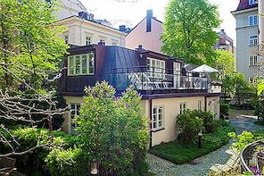 Renovovaný dům 1880 ve Stockholmu