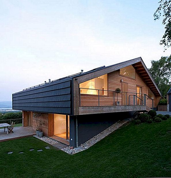 Moderní chata Serene ve Švýcarsku S výhledem na Ženevské jezero