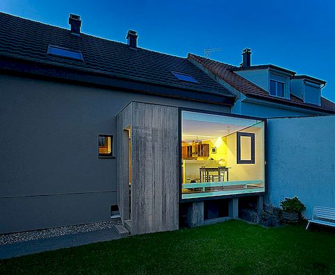 Kleine, maar uiterst creatieve thuisuitbreiding in Frankrijk door Loïc Picquet Architecte