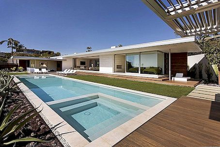 南加州的家提供优雅和开放的生活空间：McElroy Residence