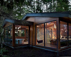 壮观的木质住宅：Lake Forest Park Residence