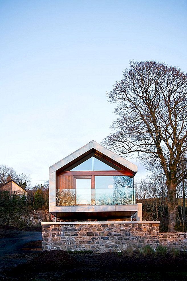 Stone Barn Transformed Into ett pittoreskt modernt mysigt hem
