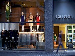 Vynikající designové prvky zobrazené v Idrisi Clothes Boutique v Bilbau