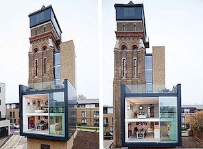 Slående venetianska-gotiska vattentornet ombyggt till lyxigt hem i London