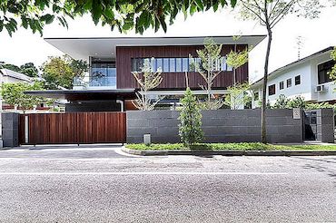 Stijlvolle bungalow geïnspireerde woning in Singapore: Sunset Terrace House