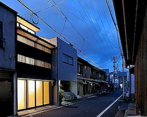 Stylový malý městský dům v Japonsku