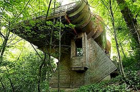 Stylový dům v lese Portlandu