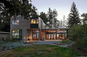 Hållbart hem med härliga designfunktioner nära Seattle